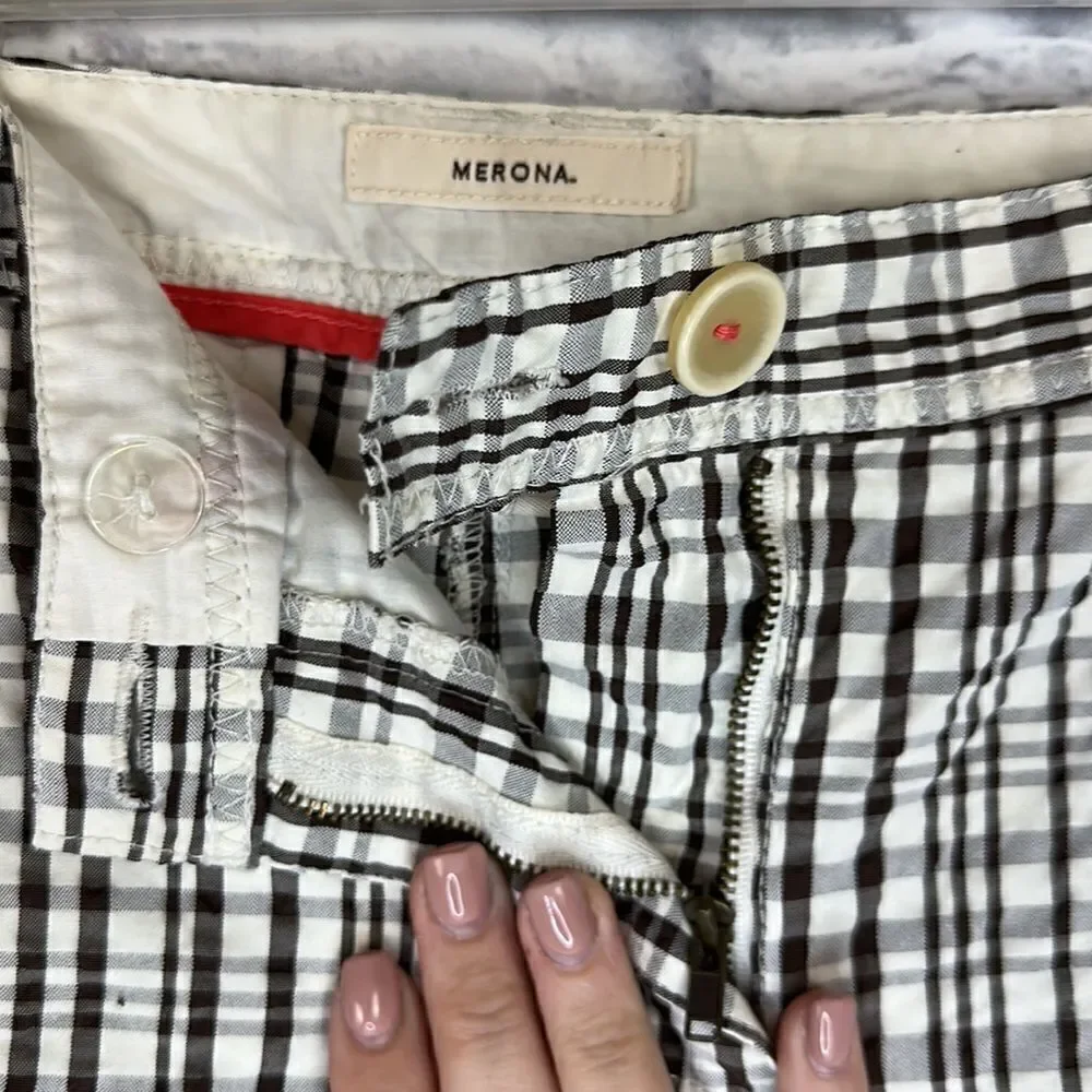 Merona Shell Silkwood Chico Womens Shorts Size 10 - Picture 4 of 6